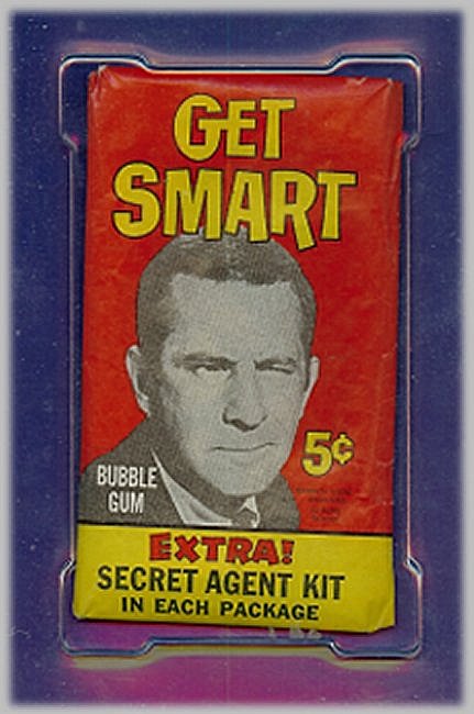 1966 Topps Get Smart Gum Card Unopened Wax Pack GAI 7.5 NM+
